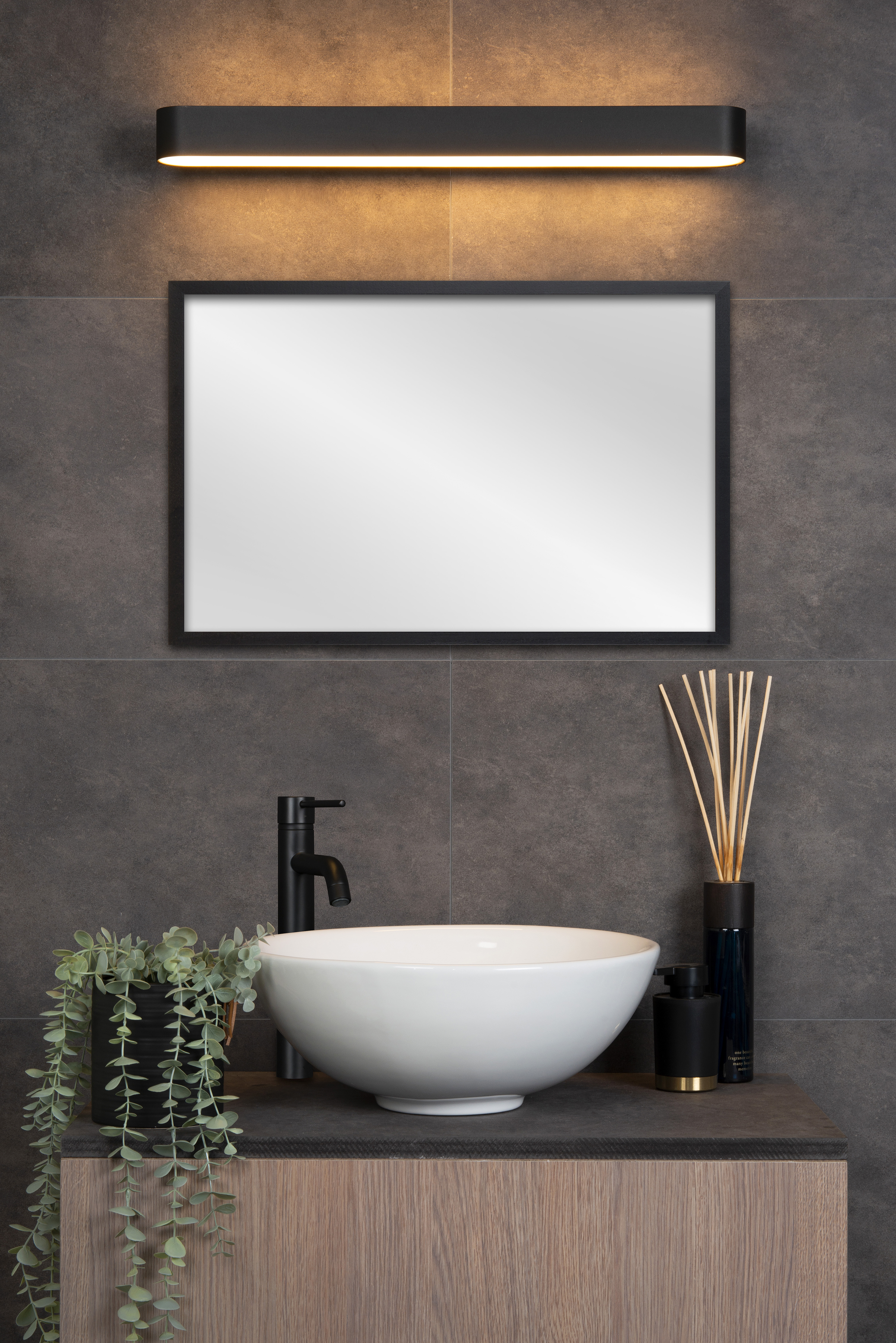 Lucide MADELON Wall light Bathroom LED 1x18W 2700K IP44